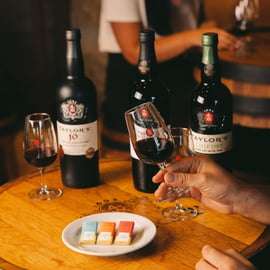 Lissabon: Portvinsprovning på Taylor's Shop and Tasting Room