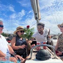Lissabon: Tagus River Cruise, morgon, dag, solnedgång eller natt