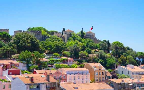 Lissabon: São Jorge Castle E-Ticket och valfri audioguide