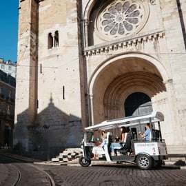 Lissabon: Privétour door de stad per Eco Tuk Tuk