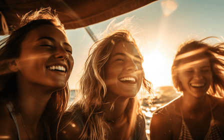 Lissabon: Bootsfahrt bei Sonnenuntergang mit DJ und Open Bar