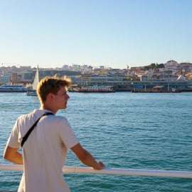 Lissabon: Rondvaart op de rivier de Taag inclusief een drankje