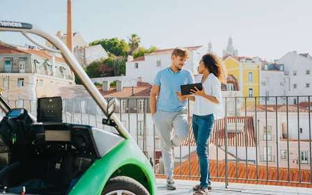 Lissabon: GPS-geführte Spinat-Tour im Elektroauto