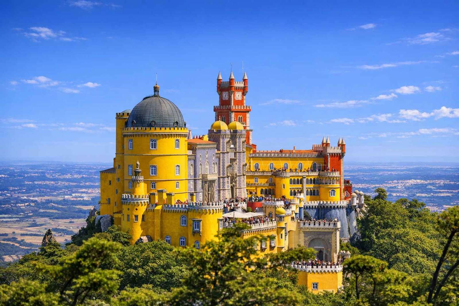 Lisboa: Sintra, Pena Palace, Roca Cape Coast und Cascais - 8h