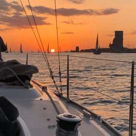 Lissabon: Kreuzfahrt bei Sonnenuntergang
