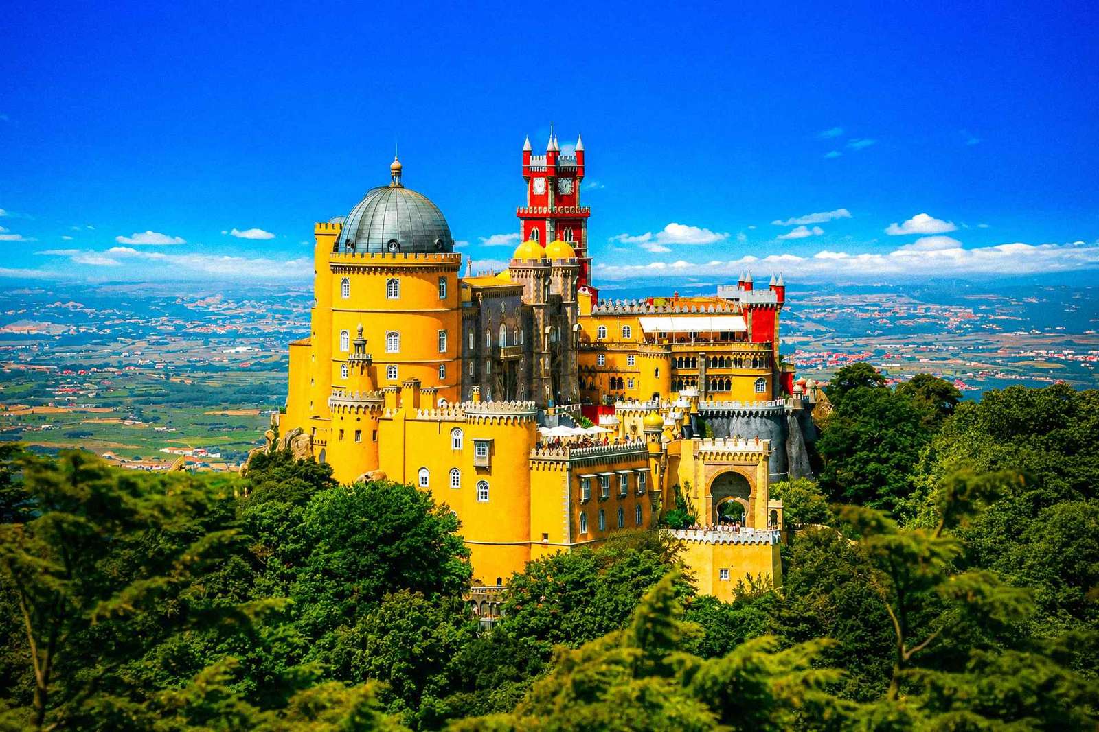 Tagestour: Sintra, Pena, Regaleira, Boca do Inferno und Cascais