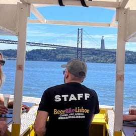 Lissabon: 1-stündige Bier oder Sangria Sightseeingtour mit dem Fahrrad