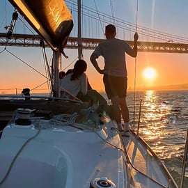 Lissabon: Kreuzfahrt bei Sonnenuntergang