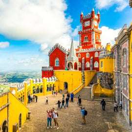 Tagestour: Sintra, Pena, Regaleira, Boca do Inferno und Cascais