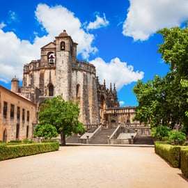 Von Lissabon: Templerroute – Almourol, Tomar und das Kloster von Cristo