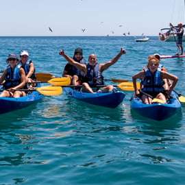 Sesimbra: natuurpark en grotten van Arrabida Kajaktocht met gids