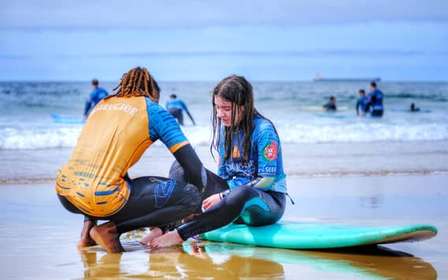 Lissabon: Surfstunde