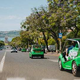 Lissabon: GPS-geleide spinazietour per elektrische auto