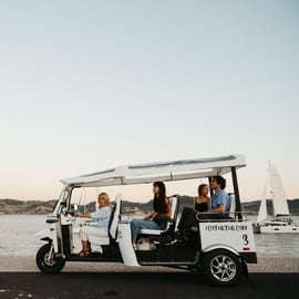 Lissabon: Privétour door de stad per Eco Tuk Tuk