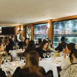 Lissabon: dinerrondvaart over de Taag met live jazz