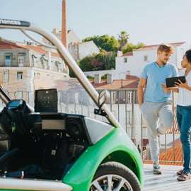 Lissabon: GPS-geleide spinazietour per elektrische auto