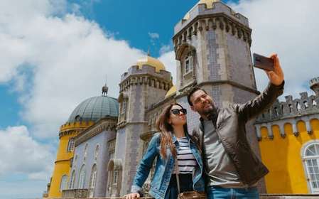 Lissabon: Pena Palace, Sintra, Cabo da Roca och Cascais dagsutflykt