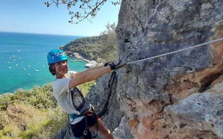 Lissabon: Via Ferrata im Naturpark Arrábida von Setúbal