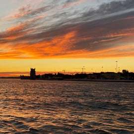 Lissabon: Kreuzfahrt bei Sonnenuntergang