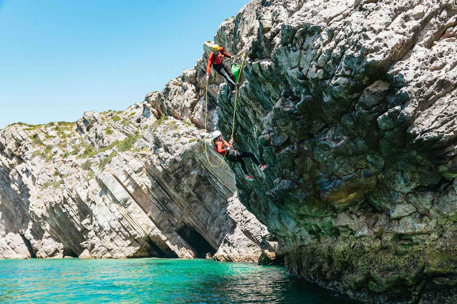 Lissabon: Sesimbra/Arrábida naturpark - äventyr med coasteering