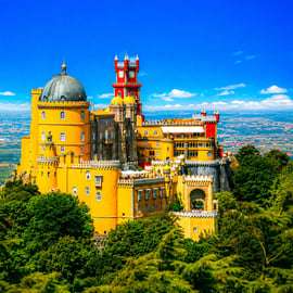 Tagestour: Sintra, Pena, Regaleira, Boca do Inferno und Cascais
